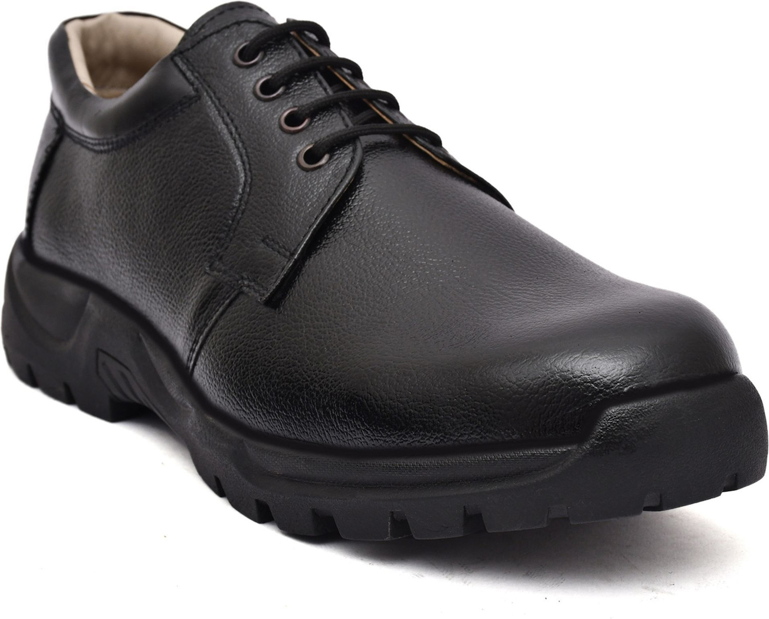 Image of PILLAA Genuine Leather Formal Lightweight Steel Toe Safety Shoes Corporate Casuals For Men