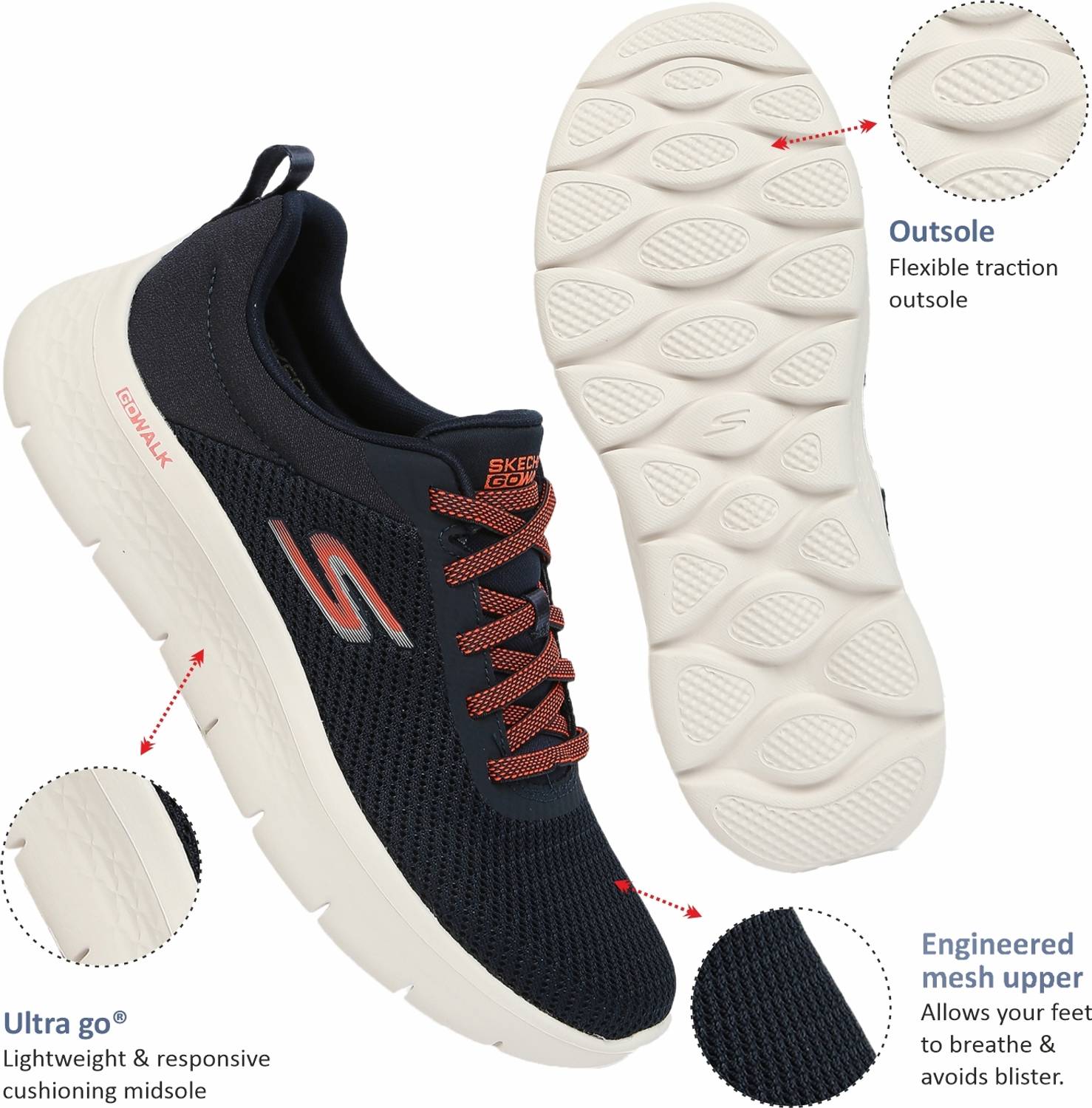 masa-yb1① Skechers GO WALK FLEX - ALANI Sneakers For Men - Buy Skechers GO