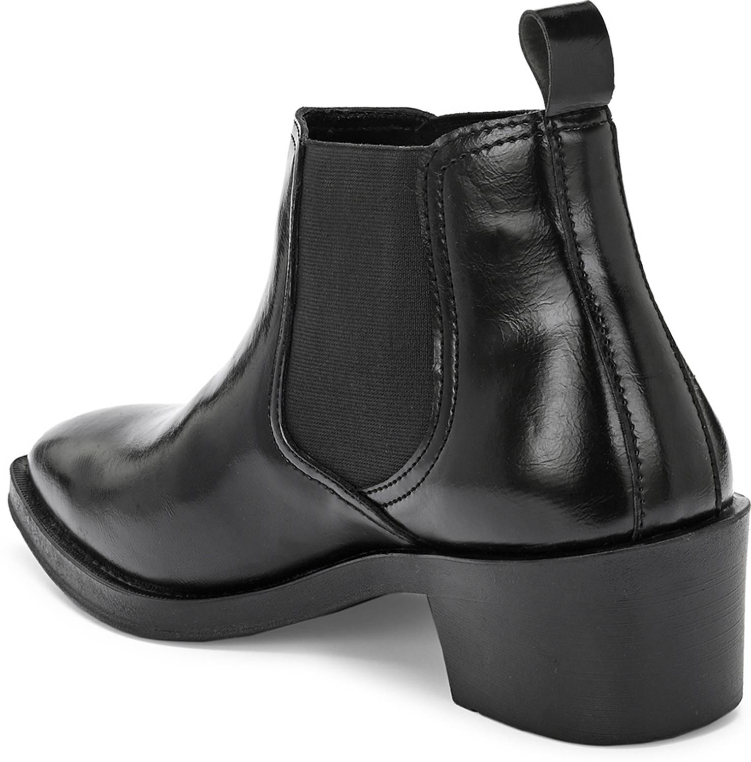 Roadster Men's Black Boots - Image 5