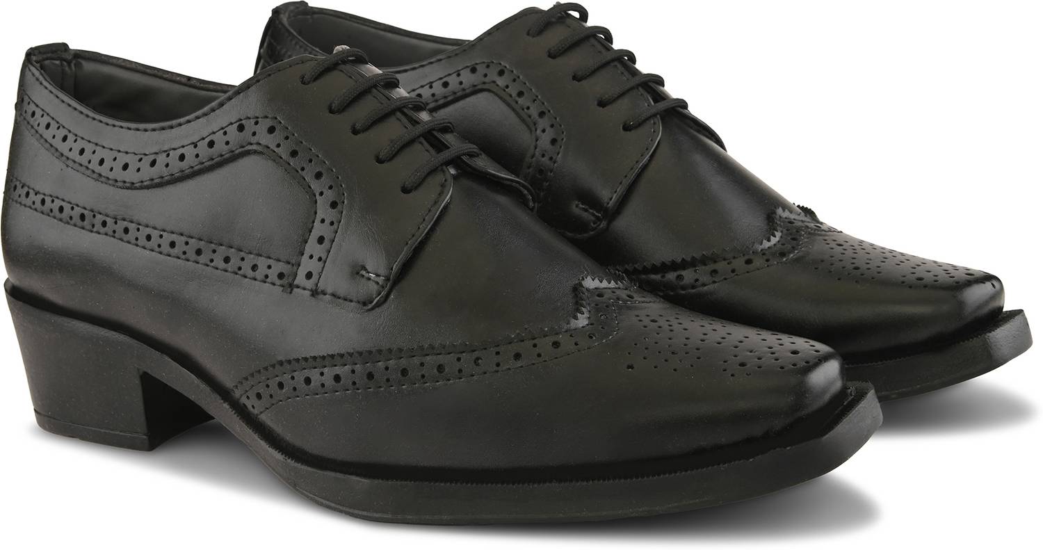 SiR CORBETT Men's Brogue Height Increasing Shoes - Image 3