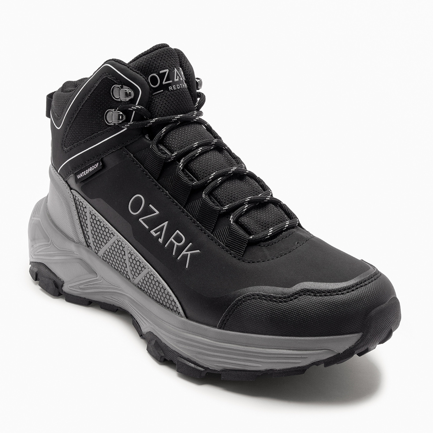 Image of RED TAPE Ozark by Red Tape Hiking Shoes for Men | High-Top Outdoor Support Hiking & Trekking Shoes For Men