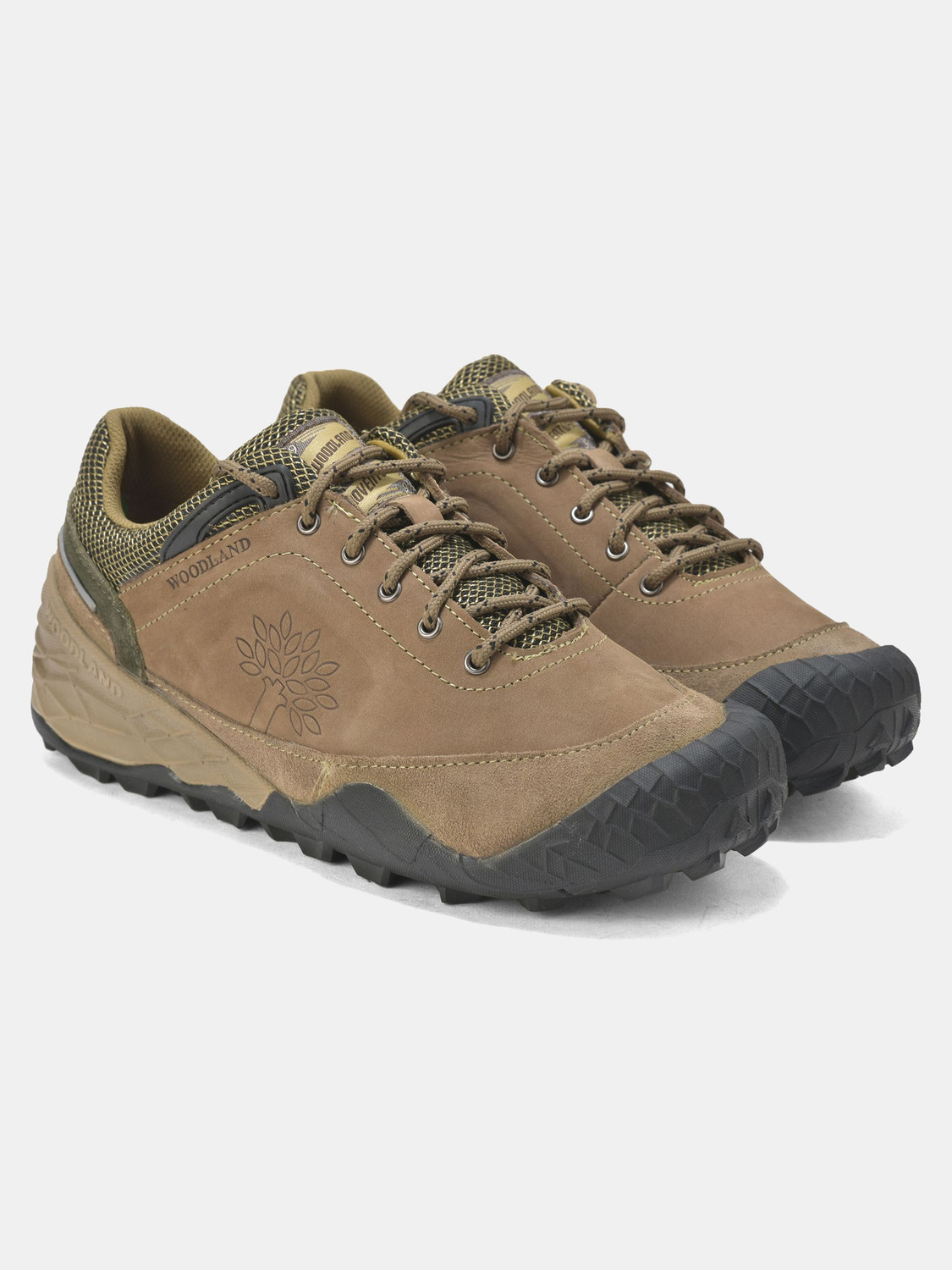 Image of WOODLAND Lace Up Lightweight Breathable Comfortable Daily Use Casuals For Men