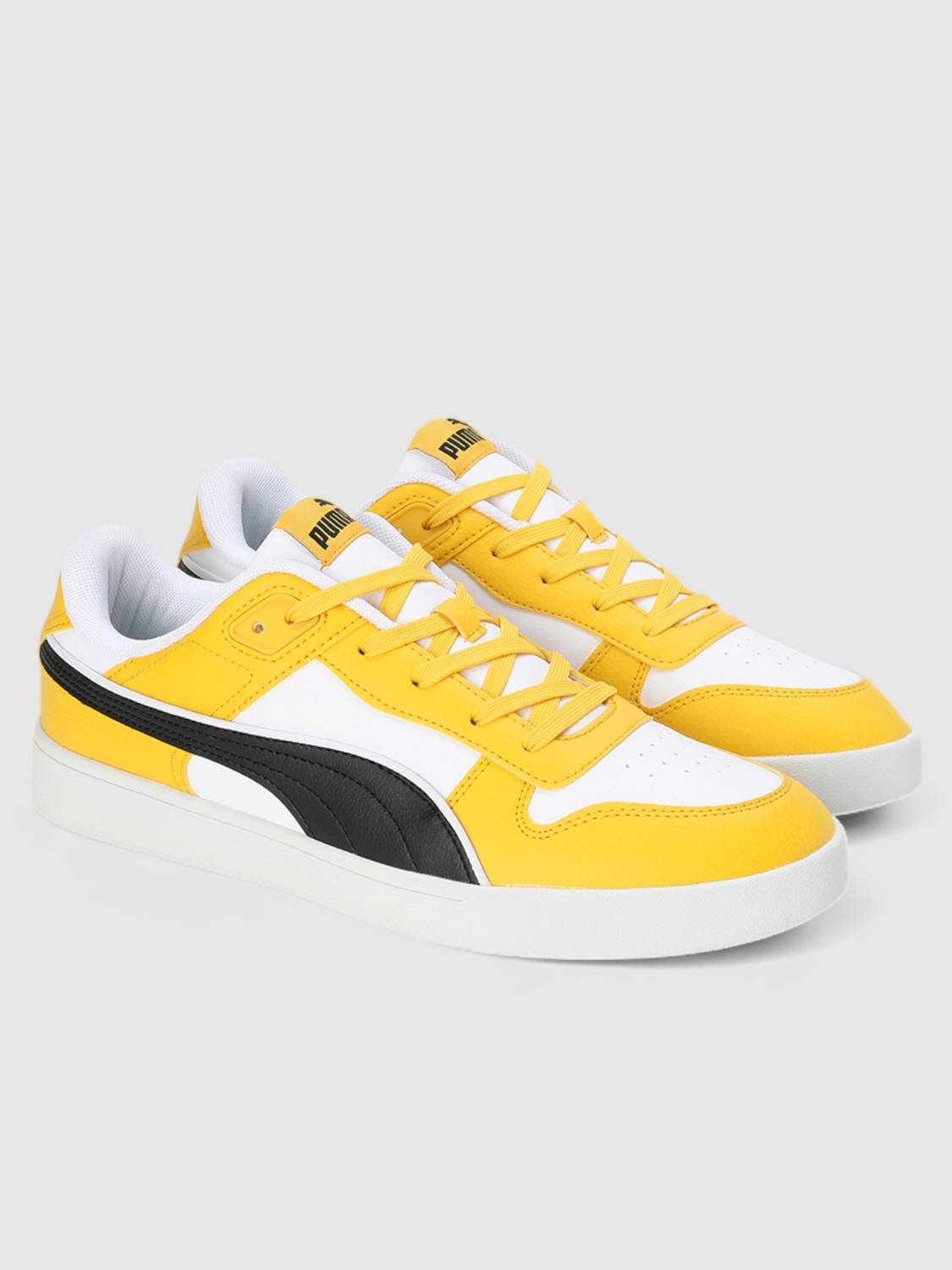 PUMA Court Gamer Yellow Sneakers For Men - Image 5