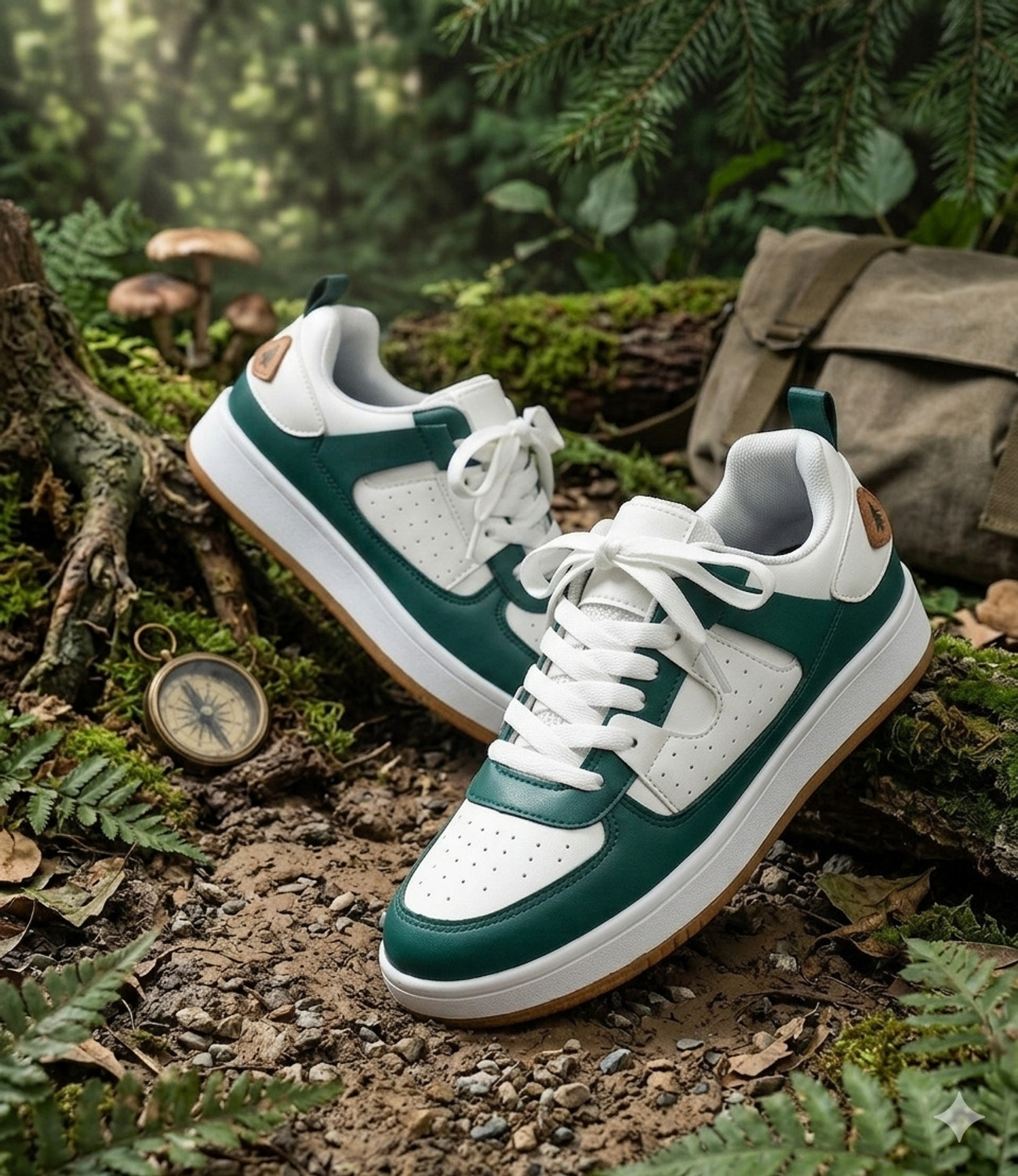 Image of VOLAX Men's Lace Up Canvas Running Sports Shoes Sneakers For Men
