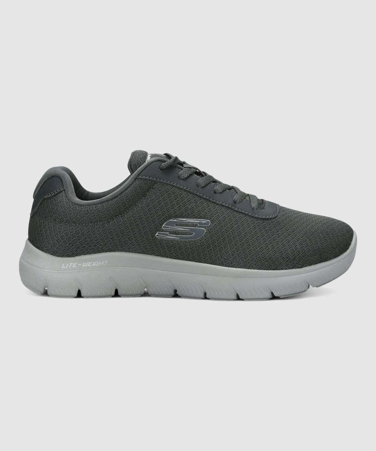 Skechers SUMMITS FIELD DAY Men's Gray Sneakers - Image 3