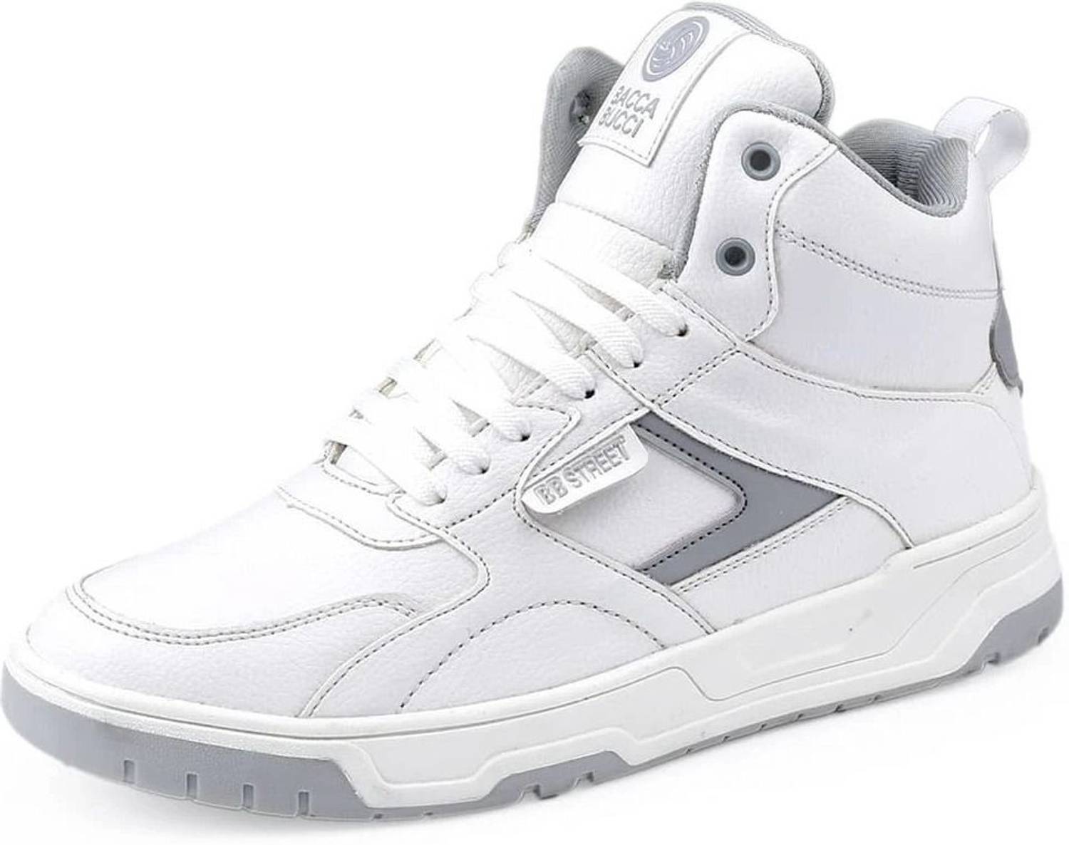 bacca bucci Cappuccino Skystompers Retro High-Top Sneakers - Image 2