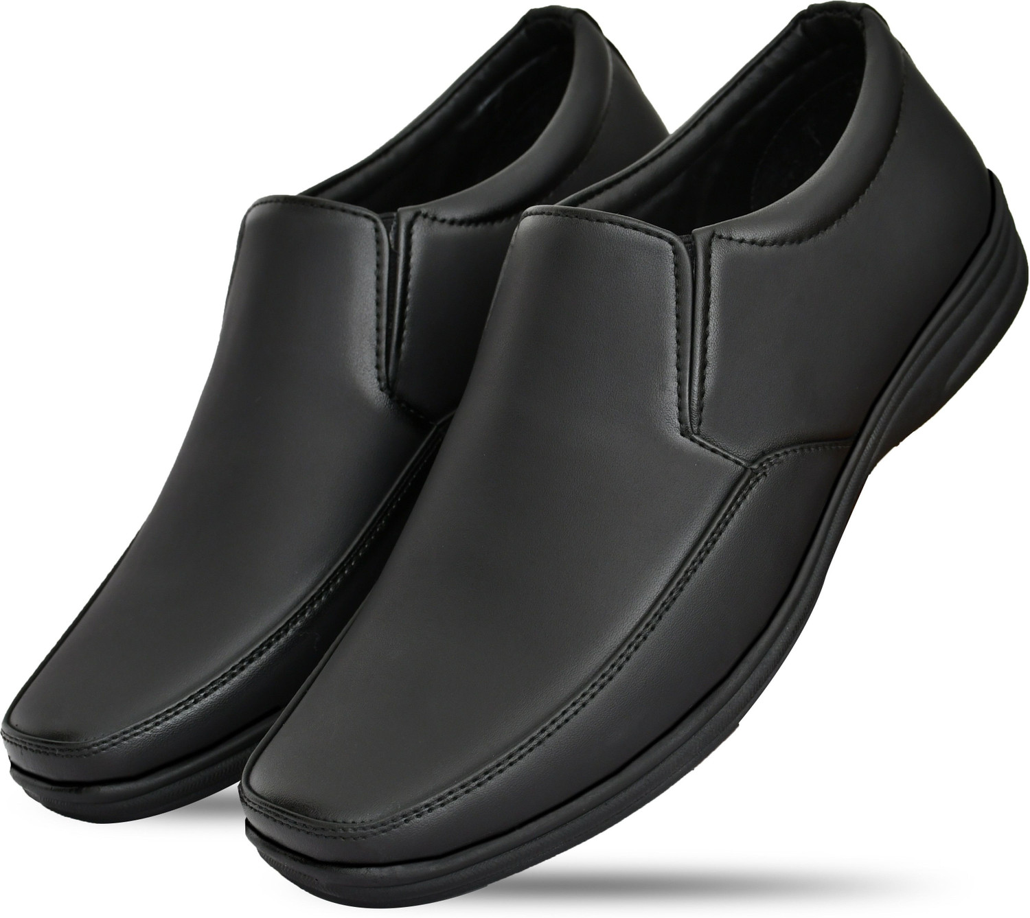 Image of Aaeshu AAESHU Men's Stylish Leather Slip-On Shoes | Casual & Formal Office Wear Slip On For Men