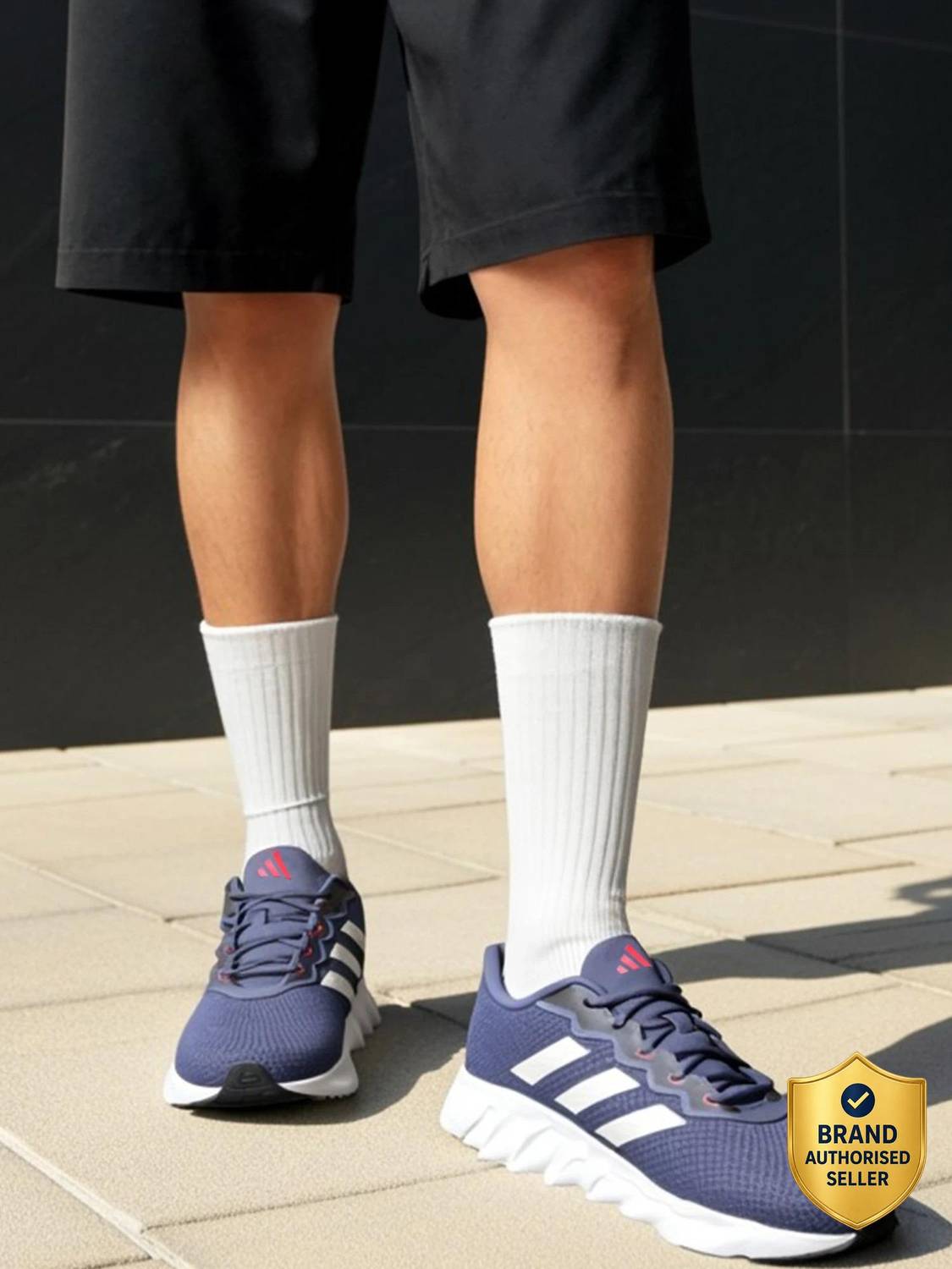Adidas Shift Run U Blue Running Shoes For Men - Image 1