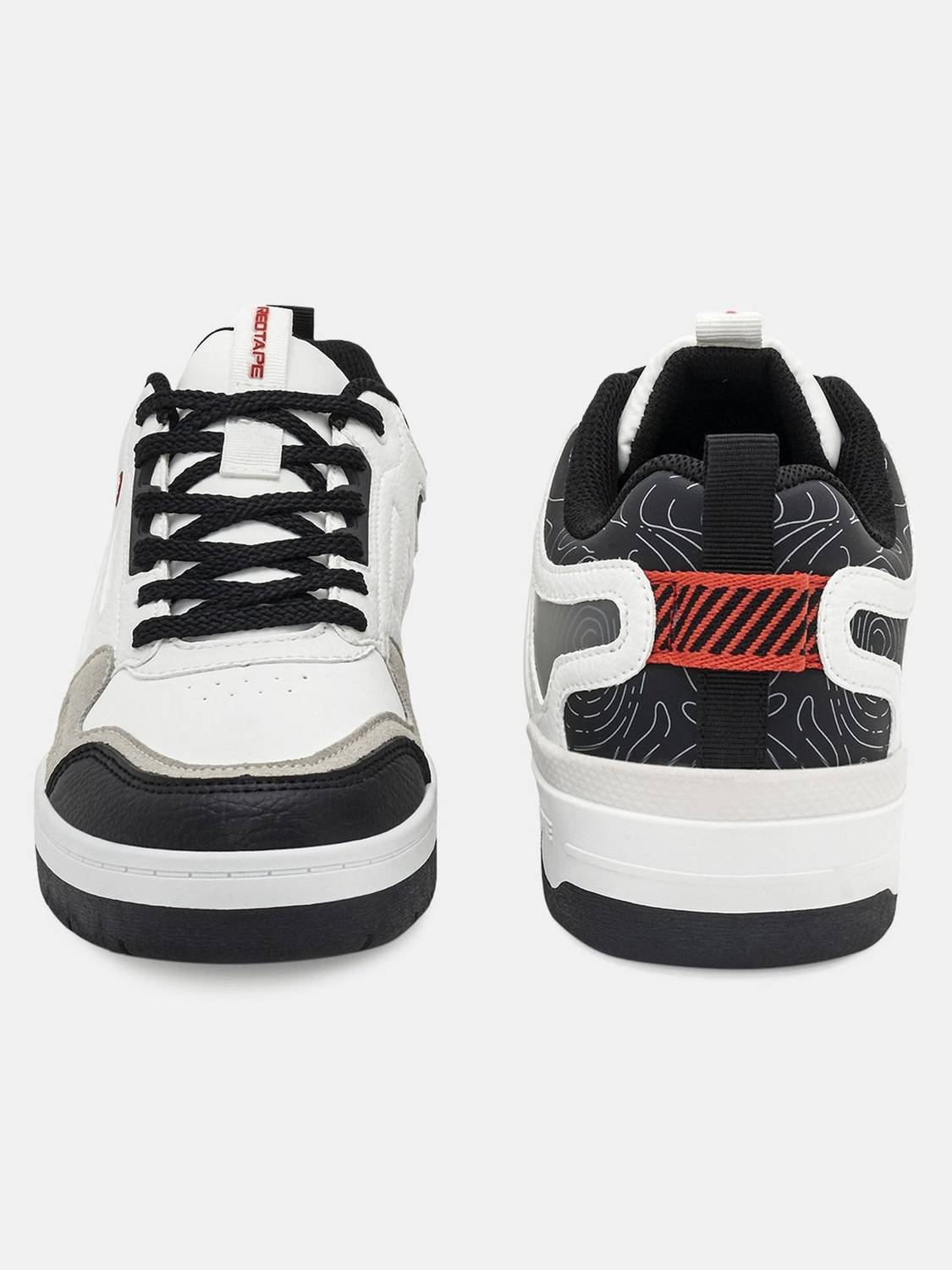 RED TAPE Men's Red Casual Sneakers - Image 4