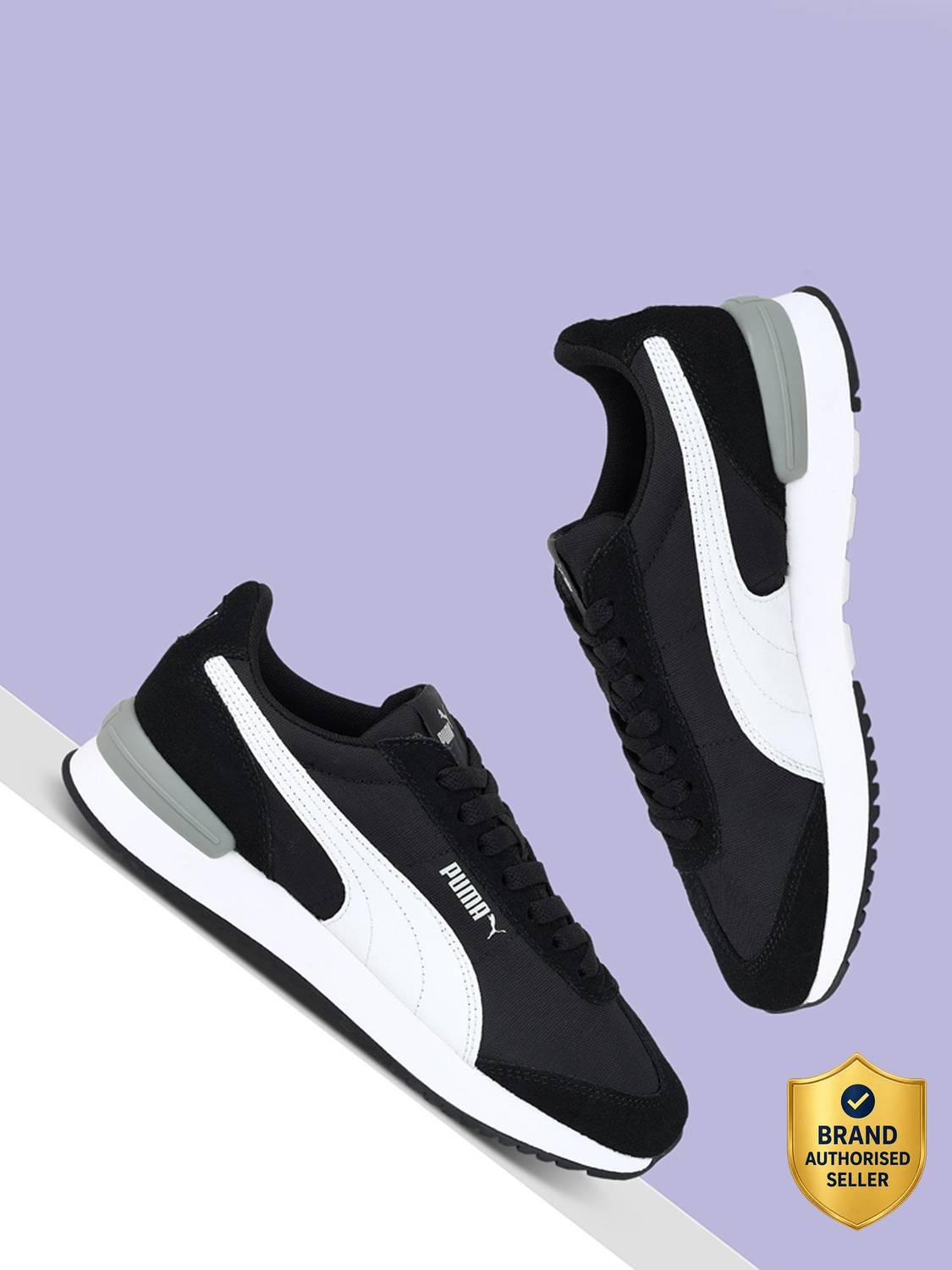 PUMA R78 Wind MU Black Sneakers For Men - Image 1