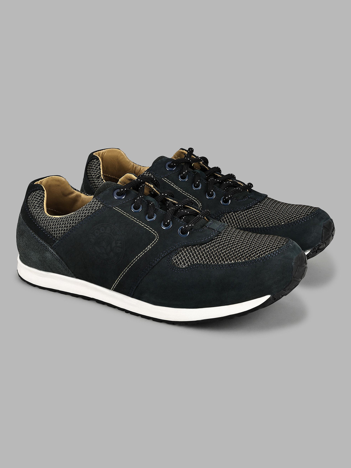 Image of WOODLAND Lace Up Lightweight Breathable Comfortable Daily Use Casuals For Men