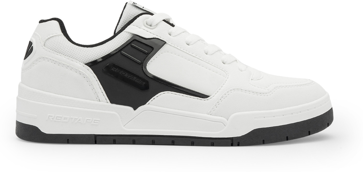 Image of RED TAPE Low Cut Sneaker for Men in White Black | Sneaker Sneakers For Men