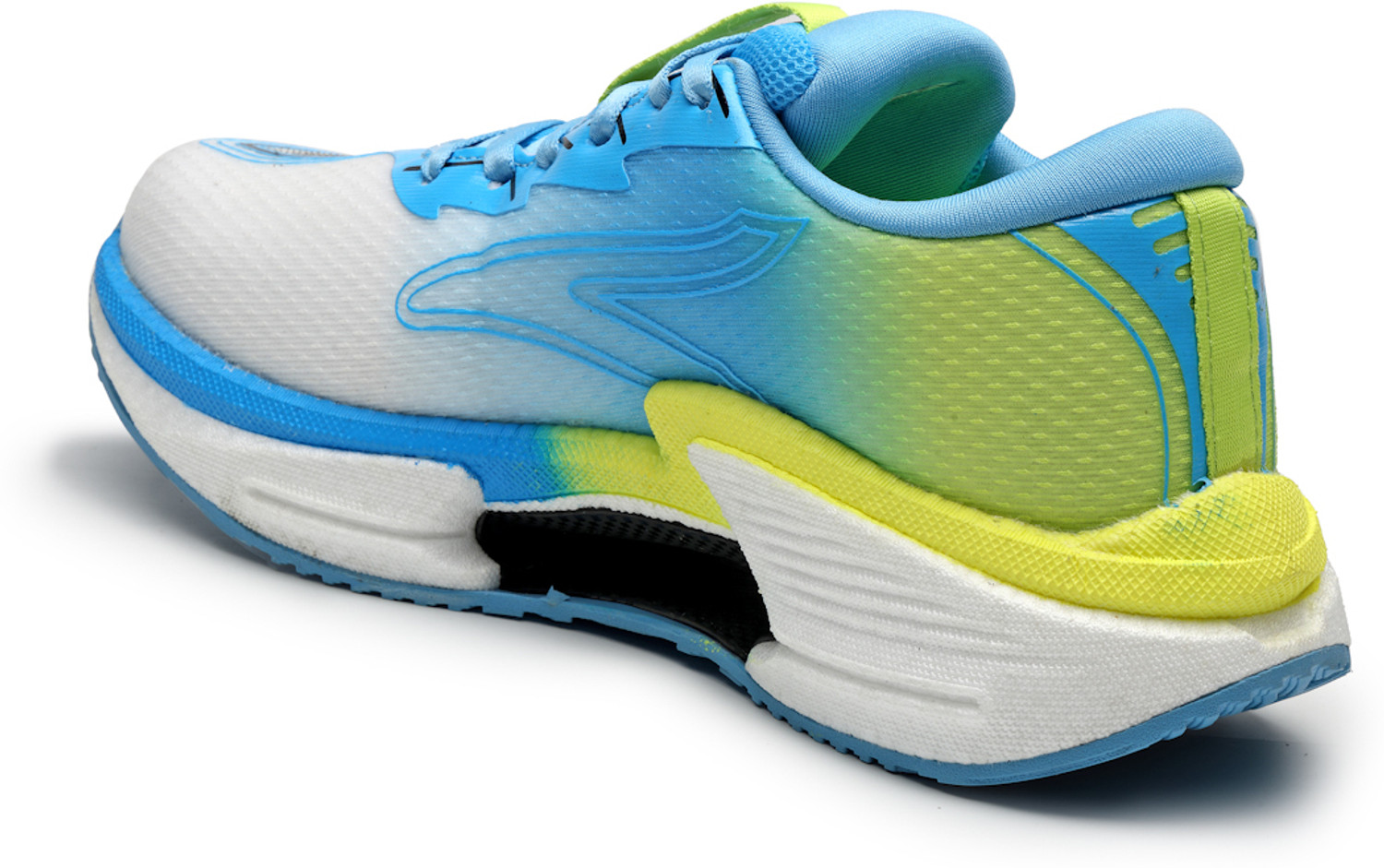 Image of action Athleo TURBO-2502 Lightweight Breathable Comfortable Sports Lace-Ups Running Shoes For Men