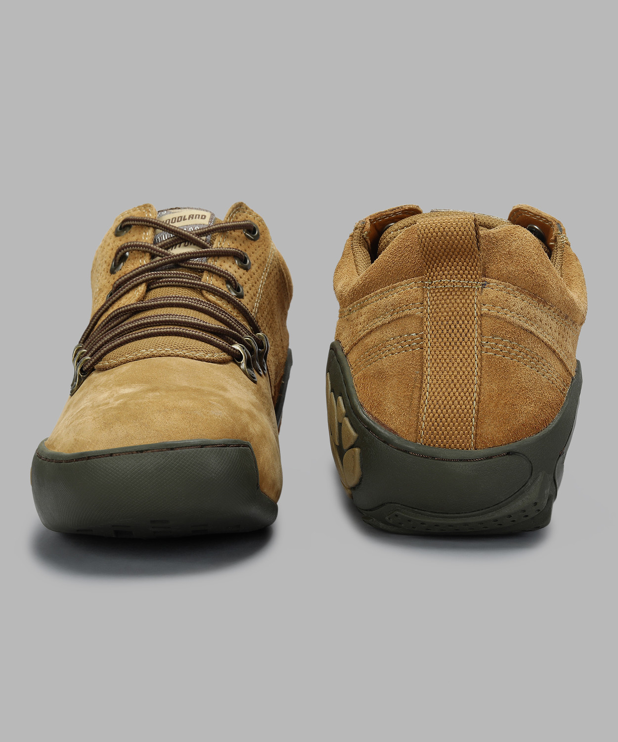 Image of WOODLAND Lace Up Lightweight Breathable Comfortable Daily Use Casuals For Men