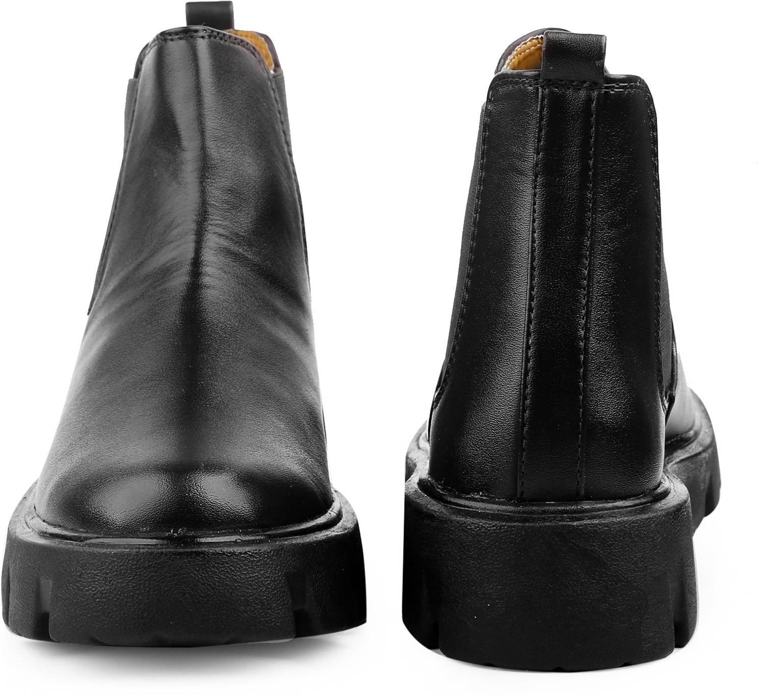 BXXY Black Synthetic Casual Chelsea Boots - Image 4