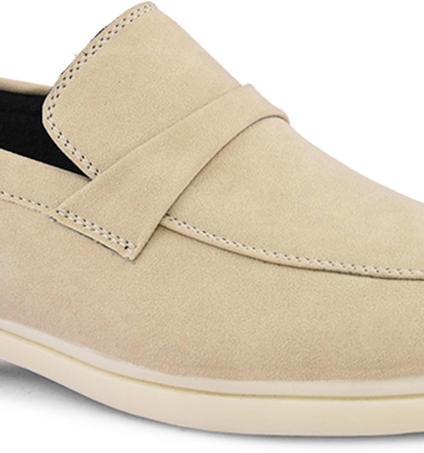 Mast & Harbour White Loafers for Men - Image 3