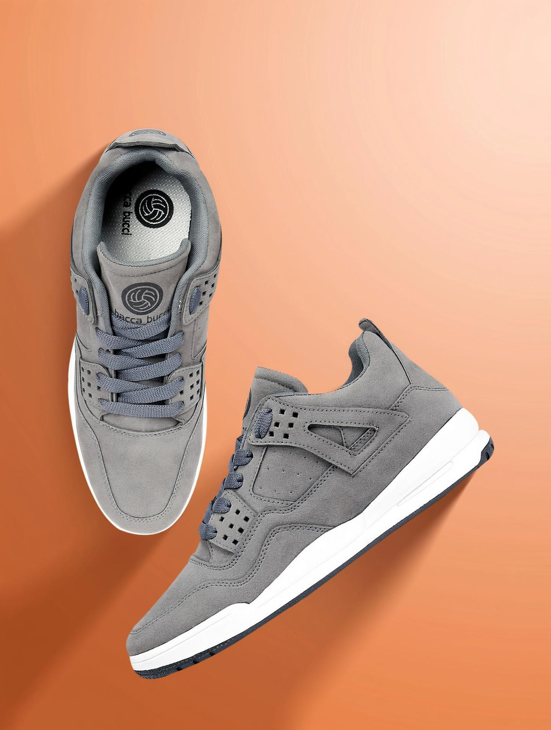 bacca bucci Ultraforce Mid-top Athletic-Inspired Retro Fashion Casual/outdoor Sneakers For Men
