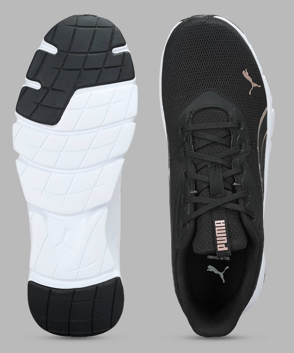PUMA FlexFocus Lite Modern Running Shoes (Black) - Image 4