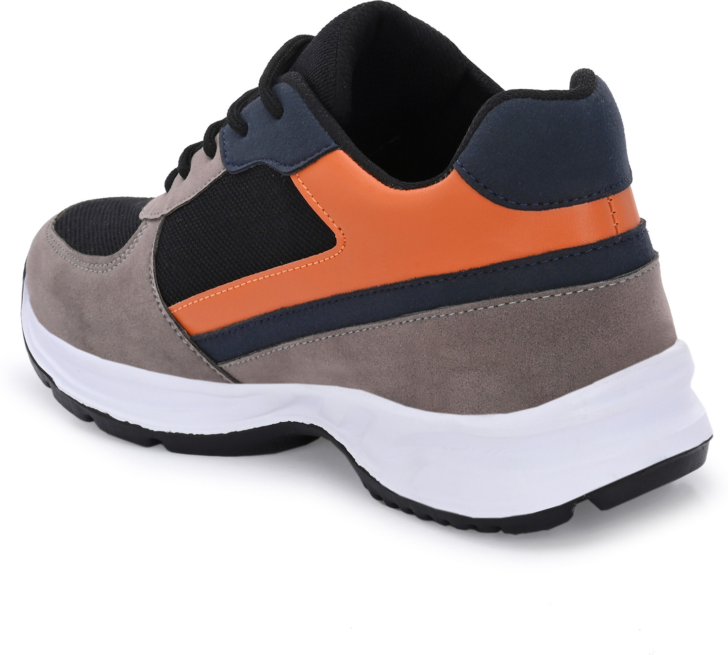 Image of Roadster Men Grey Black Running Training Lightweight Sports Shoes Running Shoes For Men