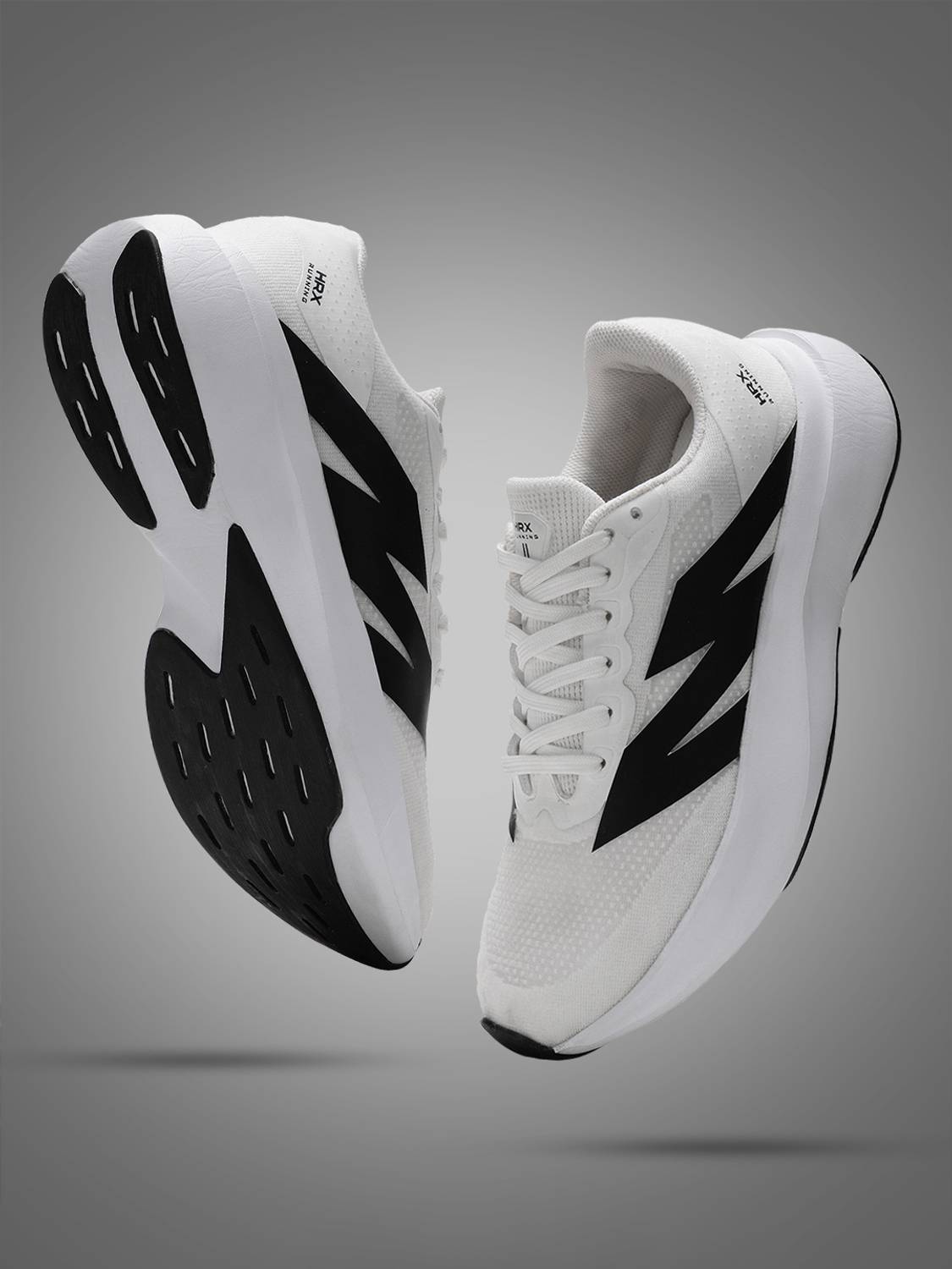 HRX by Hrithik Roshan Men's White Sneakers - Image 1