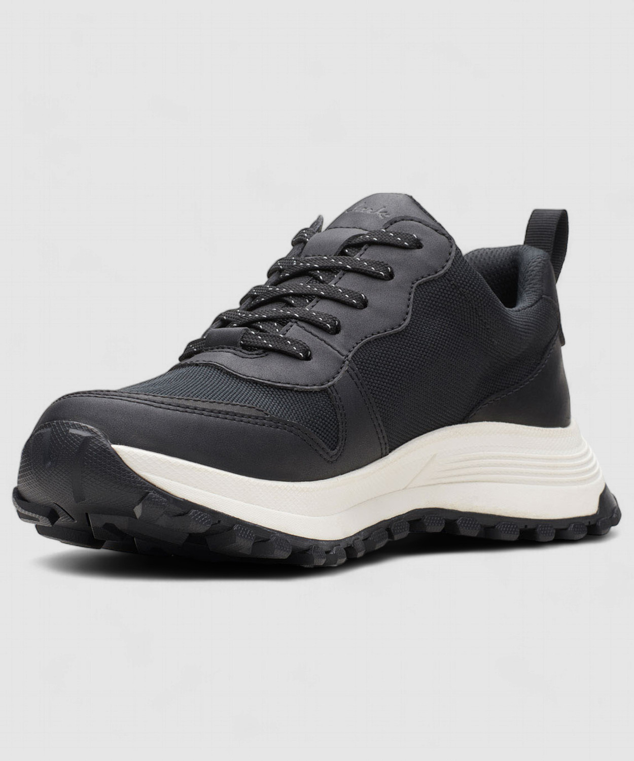 Image of CLARKS ATLTrekFreeWP BLACK COMB Casuals For Women (Black, 3.5)