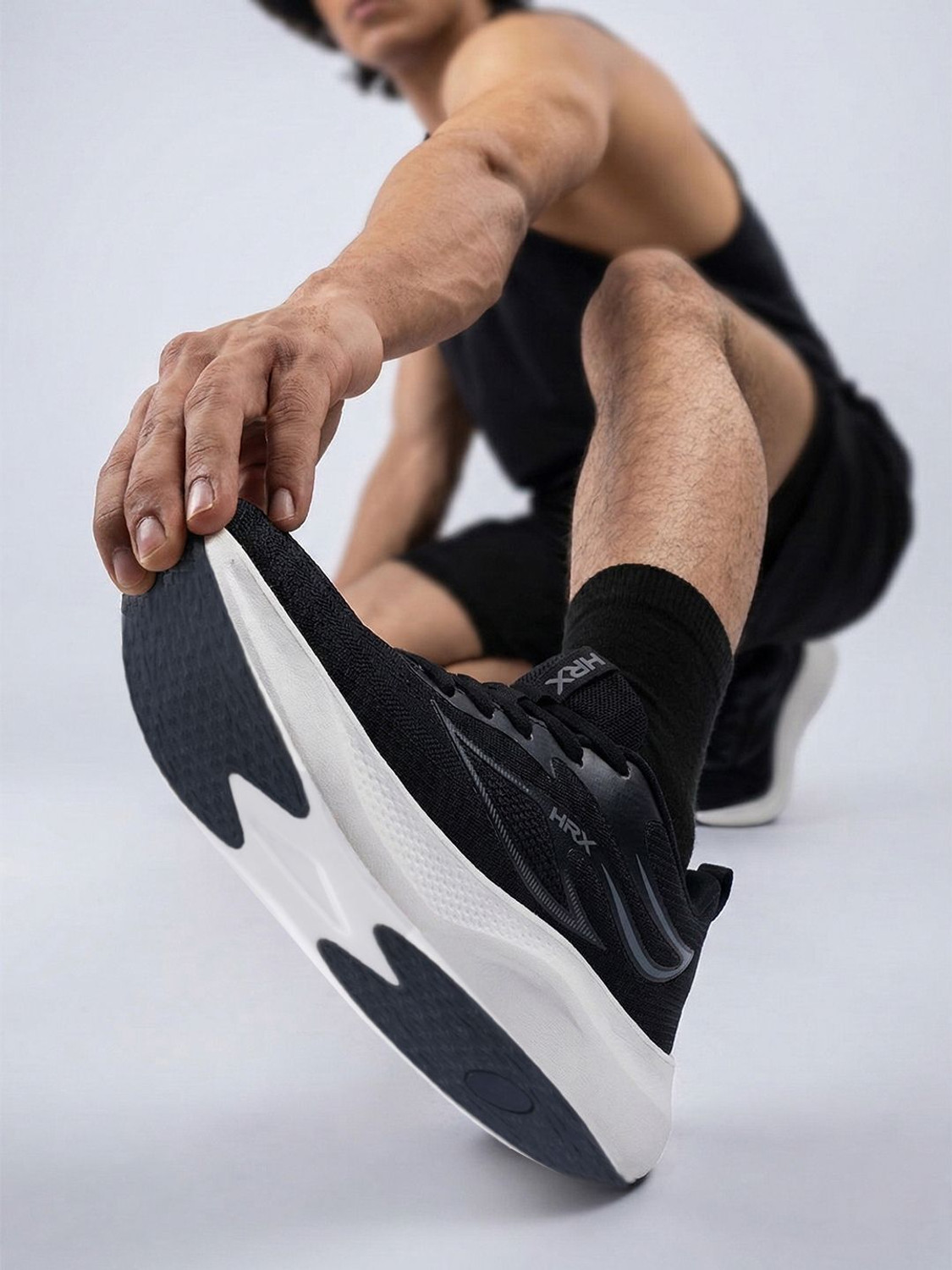Image of HRX by Hrithik Roshan HRX Dynamic-Run-01 Lightweight,Comfortable,Trendy,Breathable, Sports Running Shoes For Men