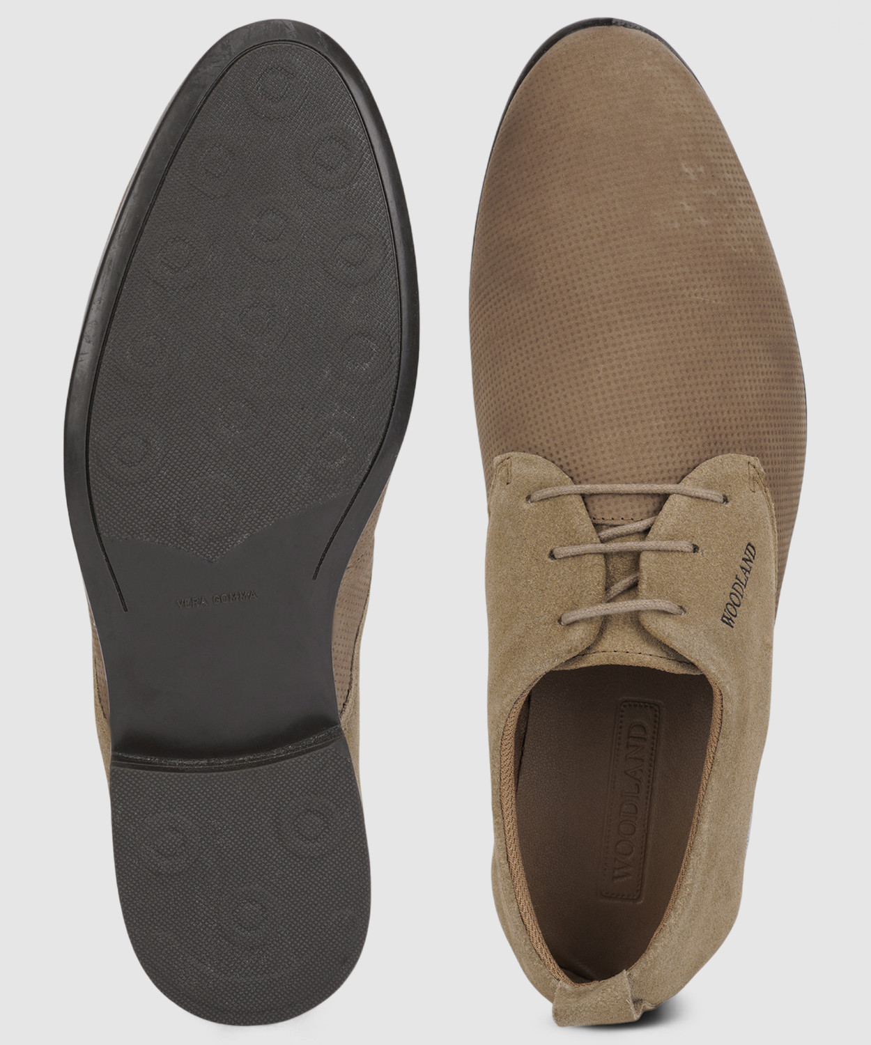 Image of WOODLAND Lace Up Lightweight Breathable Comfortable Daily Use Casuals For Men