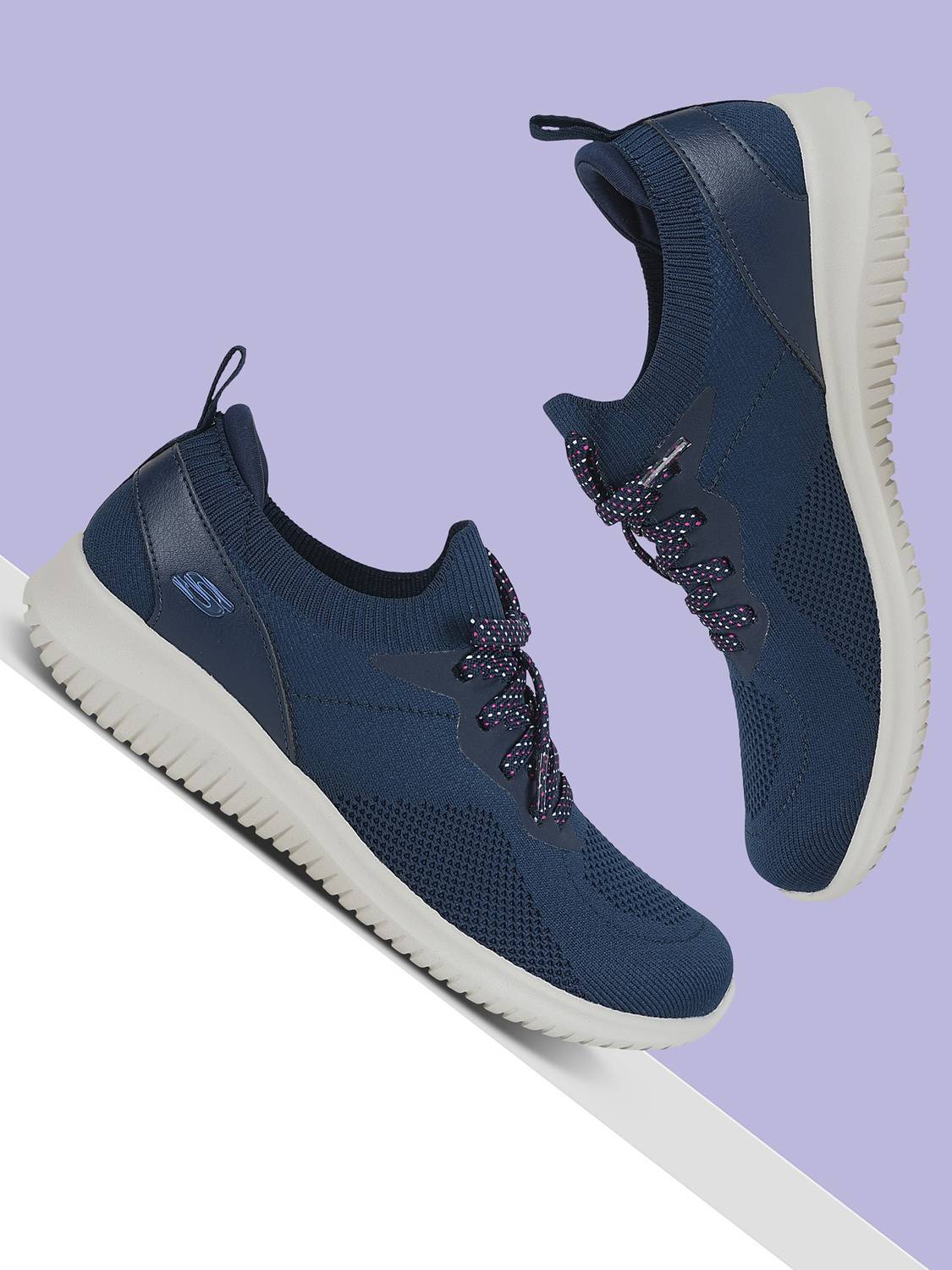 Skechers ULTRA FLEX Running Shoes For Women (Blue , 7)