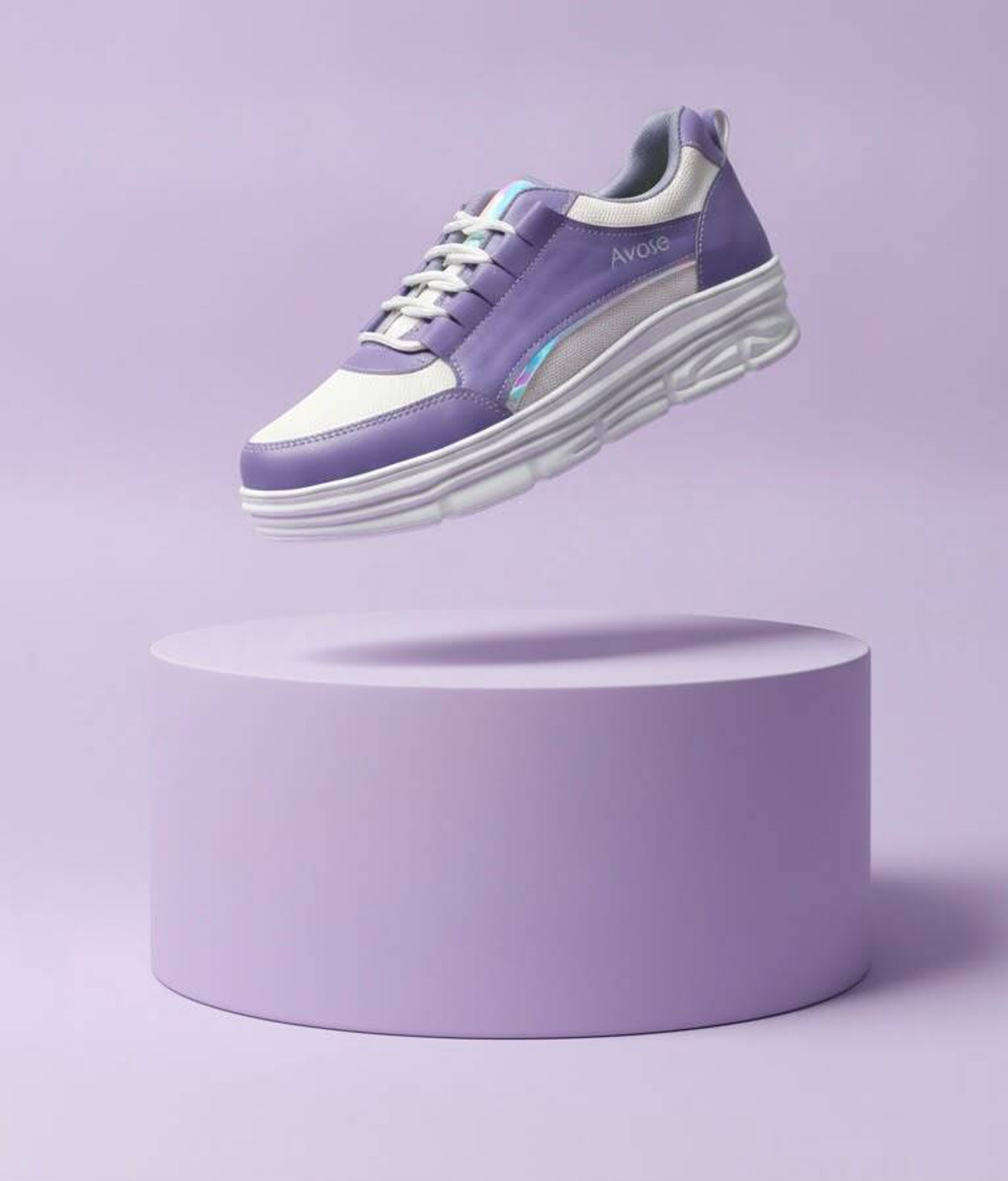 Image of Avose Stylish Blue Casual Sneakers For Women