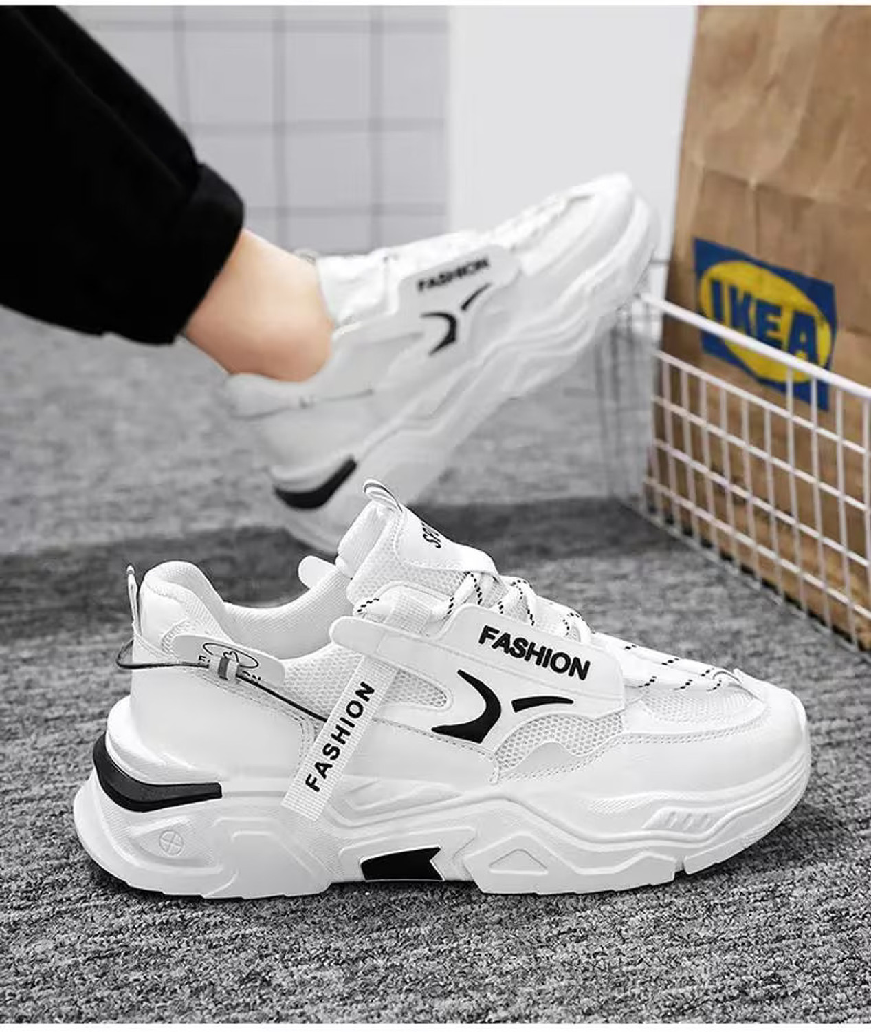 Image of Echor White Shoes | Men's Sneakers Sneakers For Men