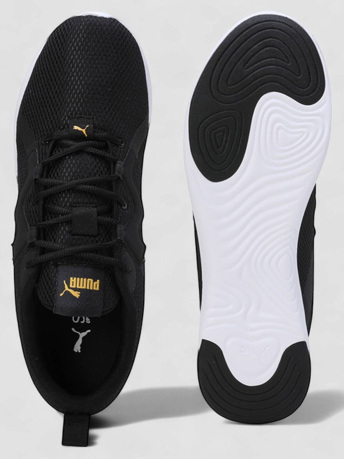 PUMA Softride Victoride Black Walking Shoes For Men - Image 5
