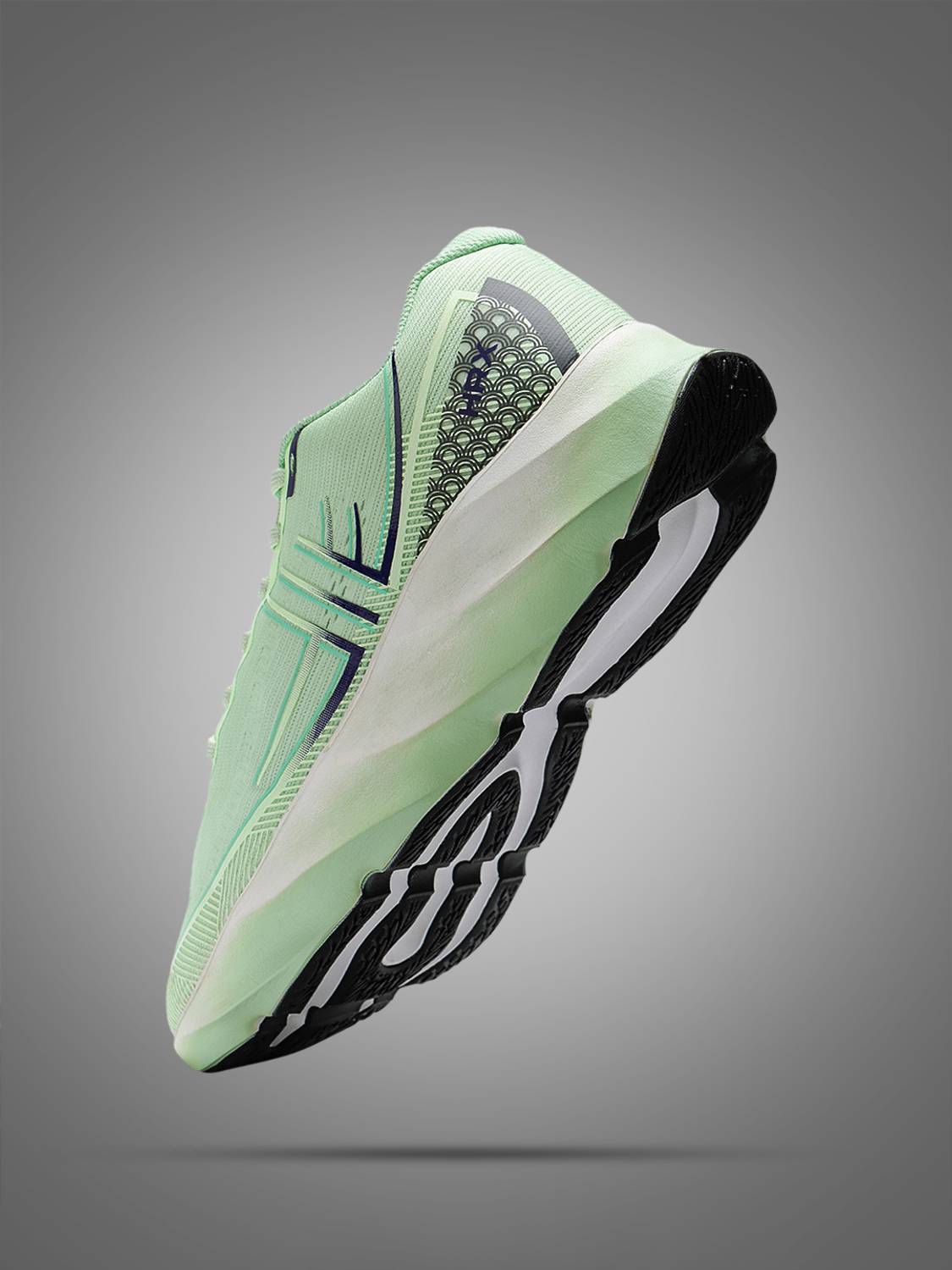 HRX by Hrithik Roshan Men's Green Sneakers - Image 2