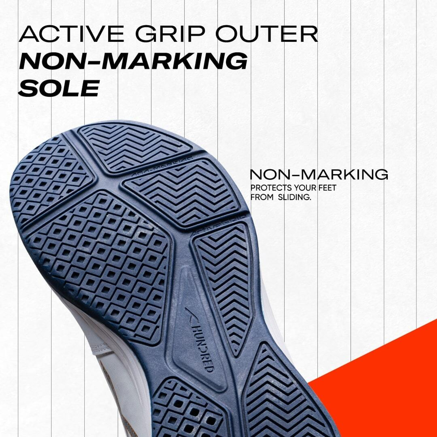Image of Hundred Court Shield Non-Marking Badminton Shoes For Unisex