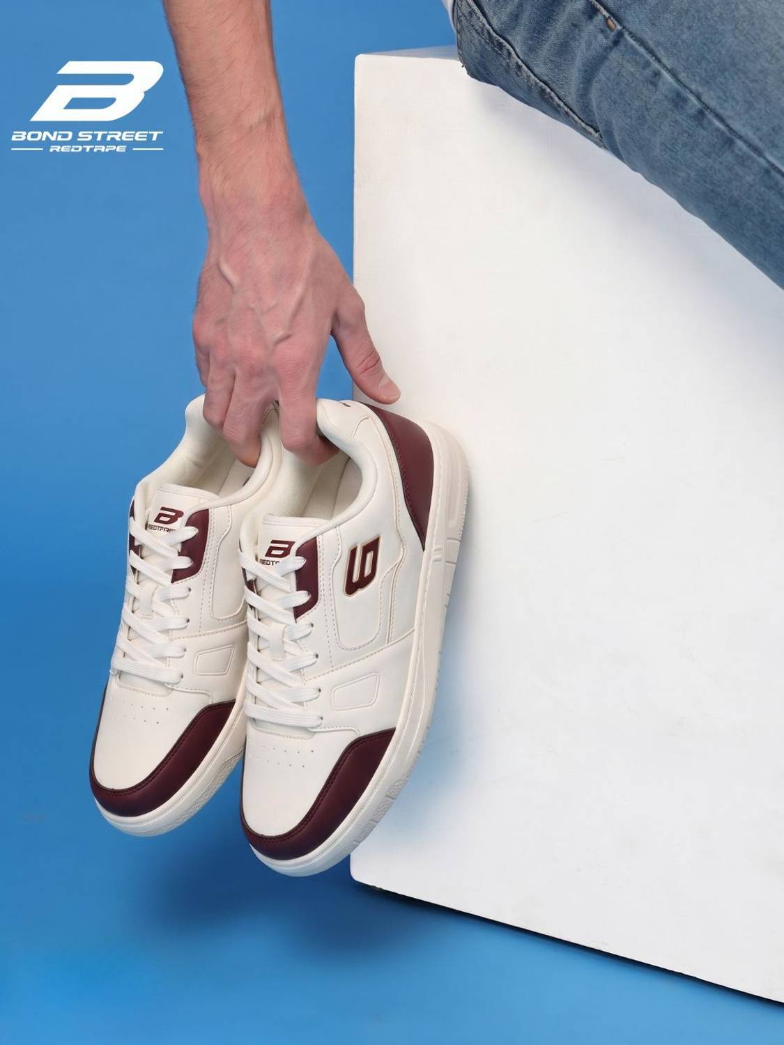 Red Tape Bond Street Men's Red Casual Sneakers - Image 3