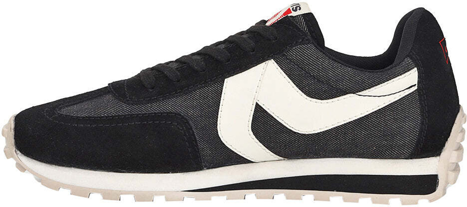 Image of LEVI'S Men's Black Colorblock Sneakers Sneakers For Men