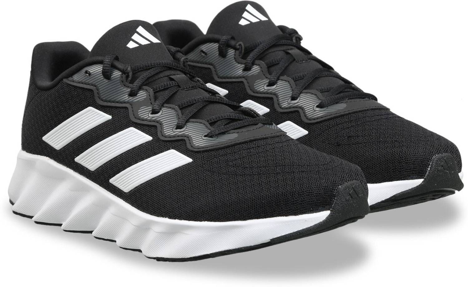 Adidas Shift Run U Black Running Shoes For Men - Image 3