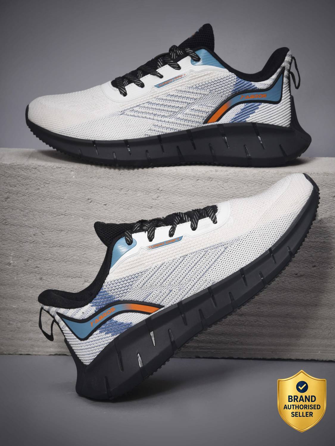 Abros WEASLEY Casuals For Men White - Image 1