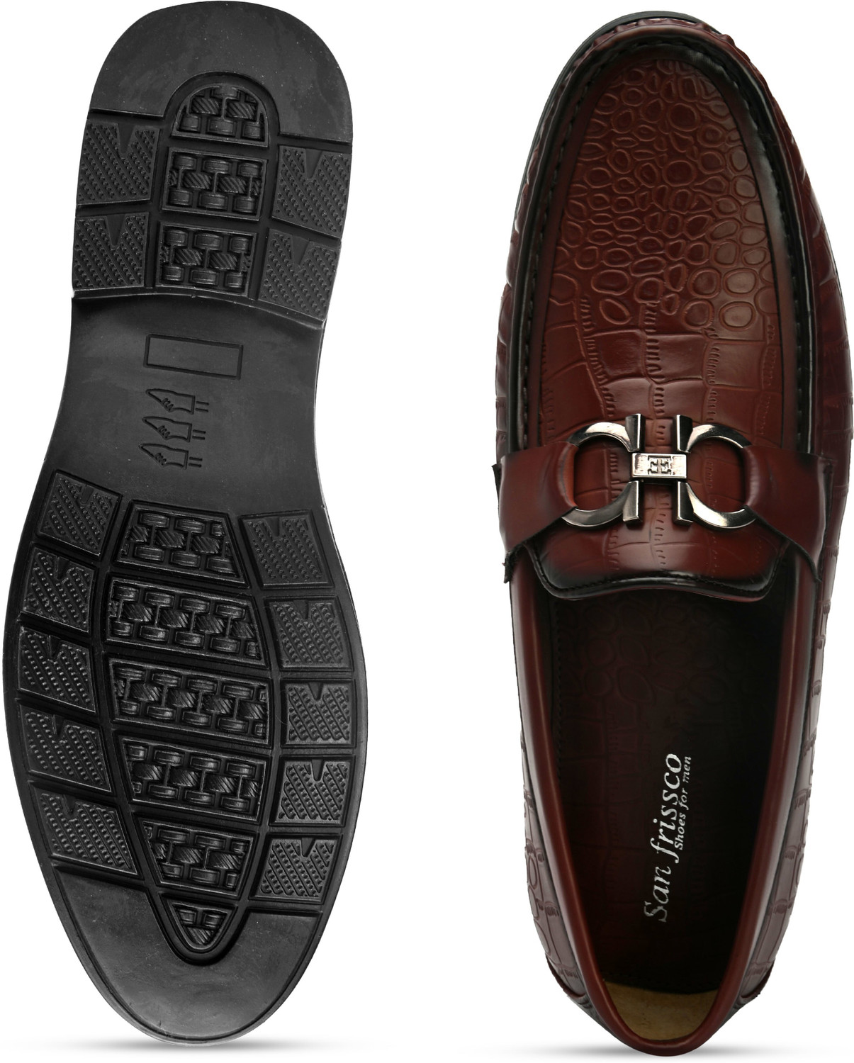 Image of SAN FRISSCO men cherry casual loafer shoes for men|office shoes|comfortable |slip on Loafers For Men