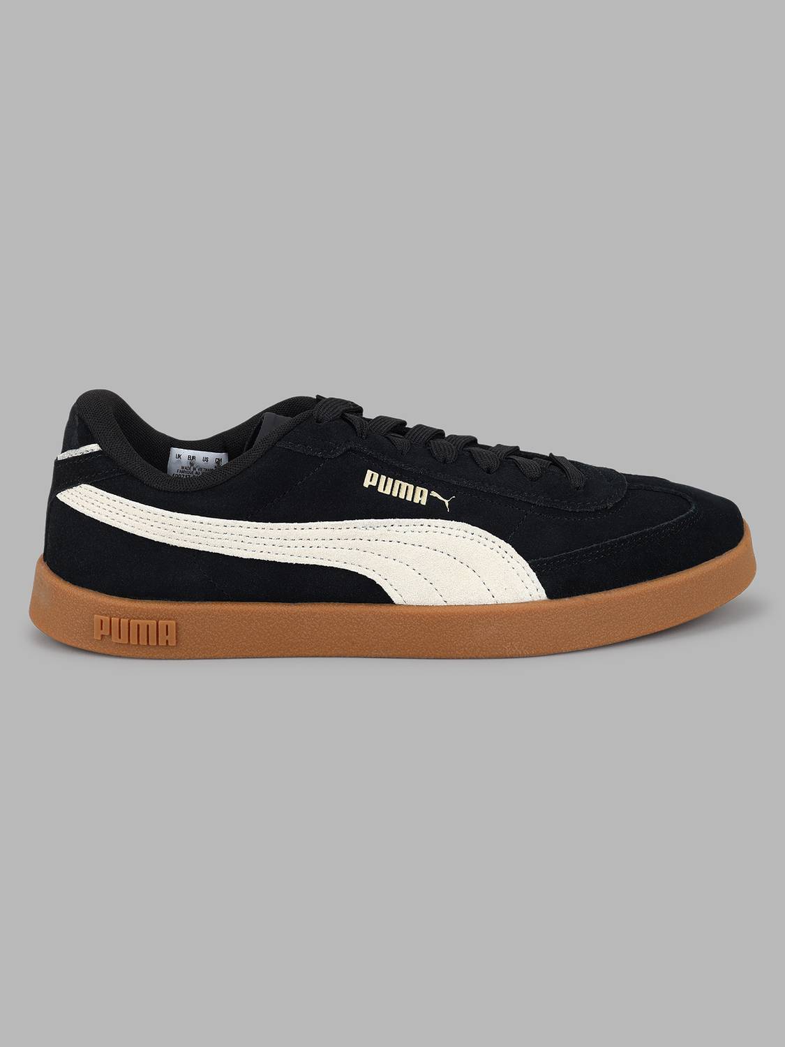 PUMA Club II Era Suede Black Sneakers For Men - Image 3
