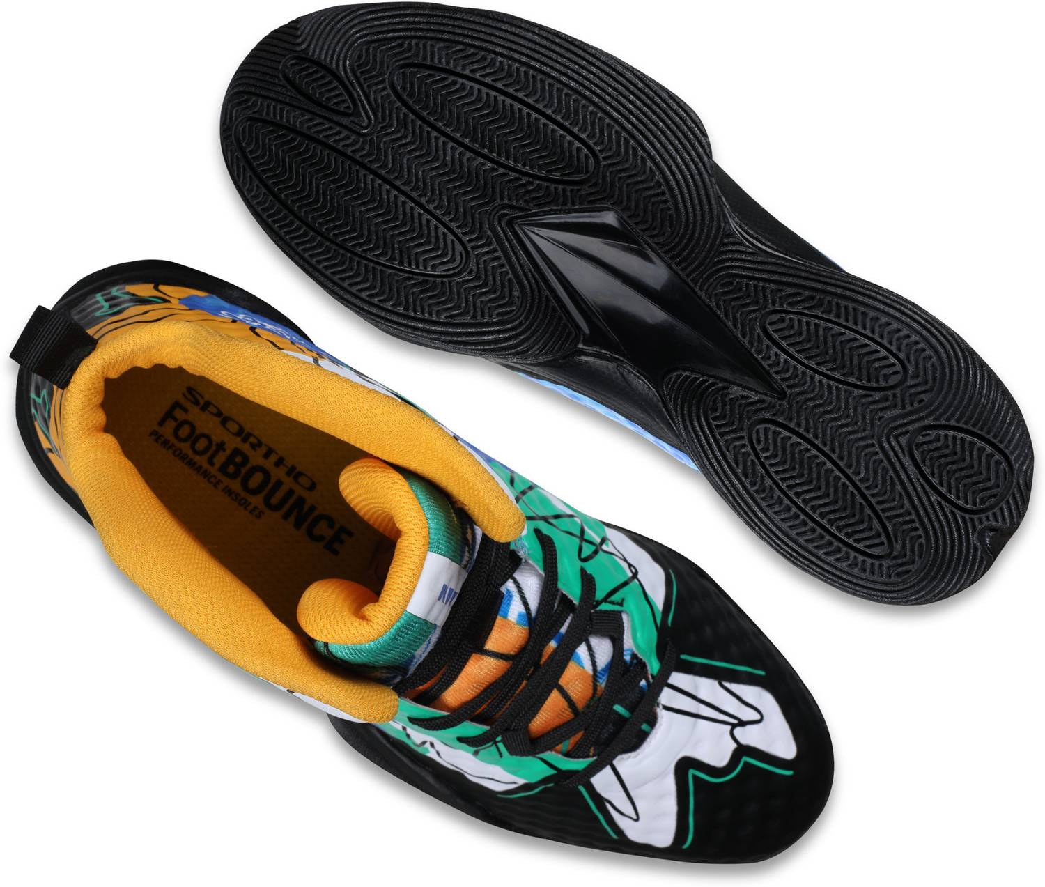 NIVIA Street Art Basketball Shoes for Men (Black) - Image 3