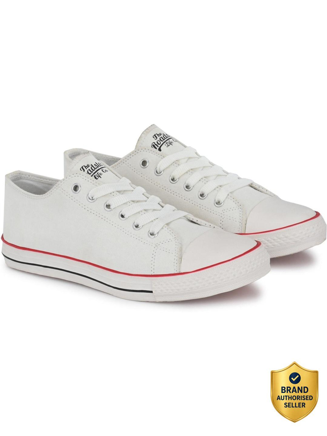 Image of Roadster Lightweight Lace-Ups Casual Canvas Shoes|Canvas Canvas Shoes For Men