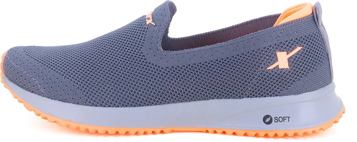 Sparx SL 168 Casuals For Women (Grey, Orange , 7)