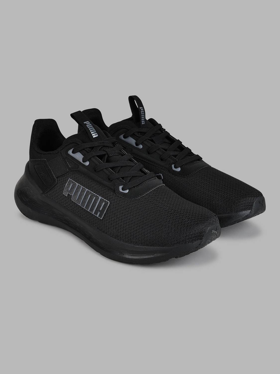 PUMA NetFusion X Black Running Shoes For Men - Image 2