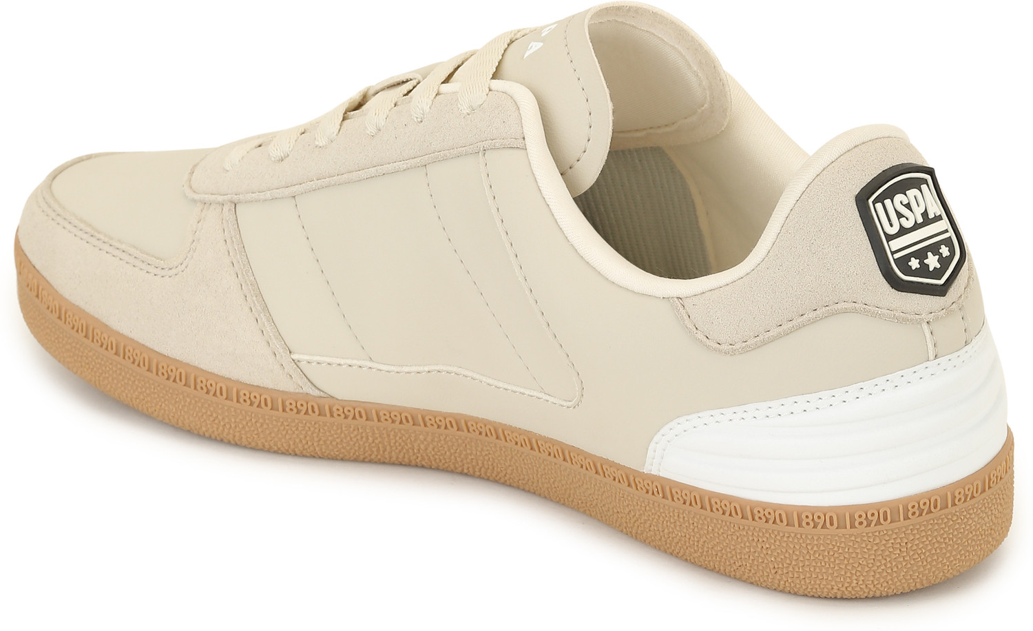 Image of U.S. POLO ASSN. Sneakers For Men (Beige, 8)