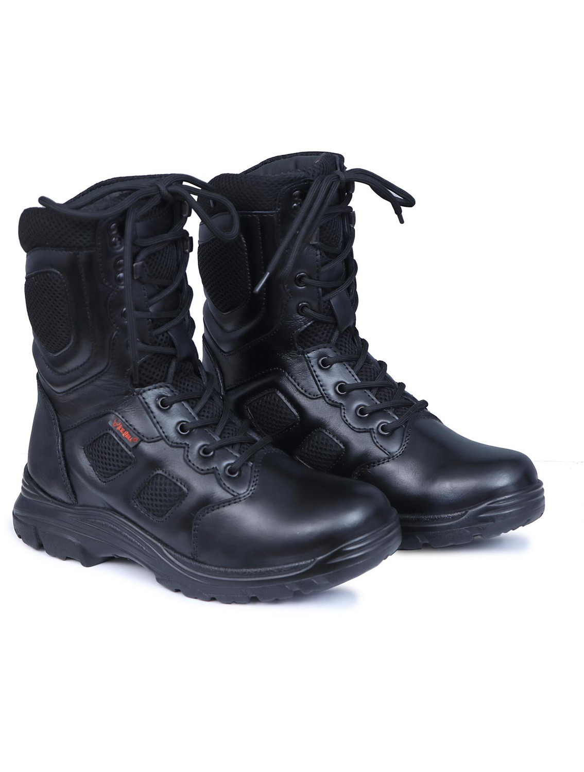 Image of ICEBULL LEATHER ICEBULL LEATHER 100% GENUINE LEATHER COMMANDO BOOTS FOR MEN Boots For Men