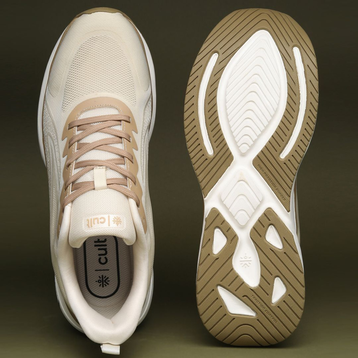 Image of Cult Flexride Running Shoes with Durable Rubber Outsole&Cushioning for Runs upto 20km Running Shoes For Men