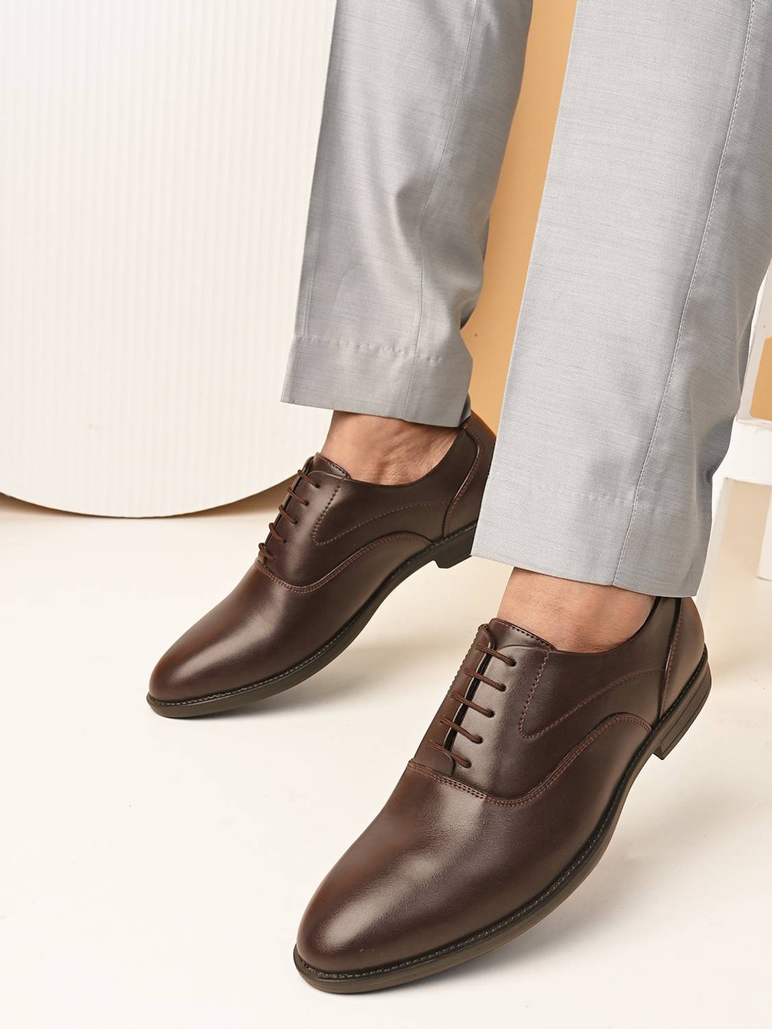 Alberto Moreno AM197-Brown Derby For Men