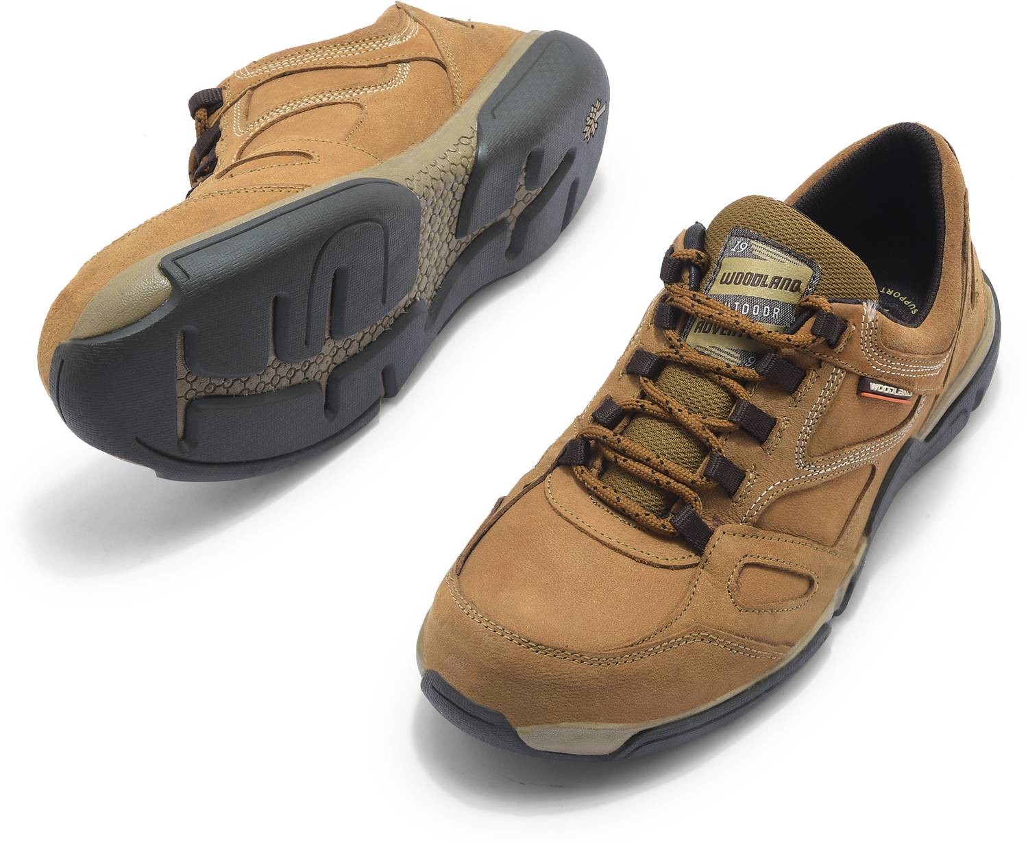 WOODLAND Men's Lace Up Casual Shoes - Image 3