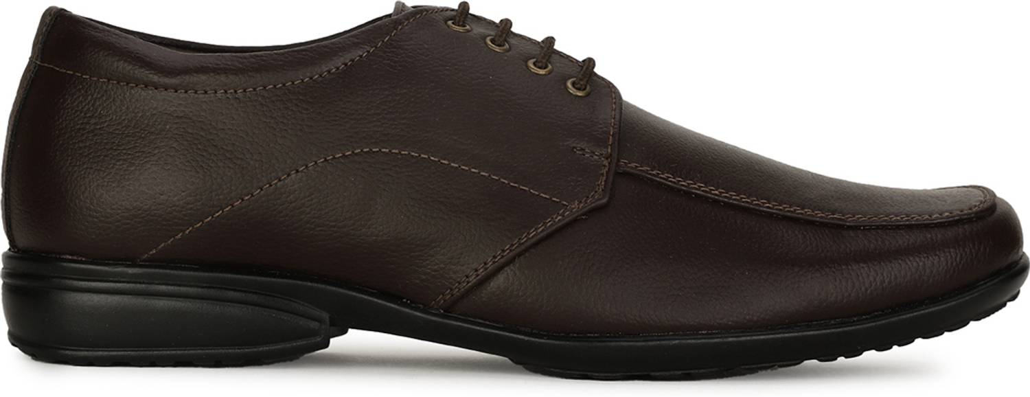 Bata Men Brown Lace Up Shoes - Image 3