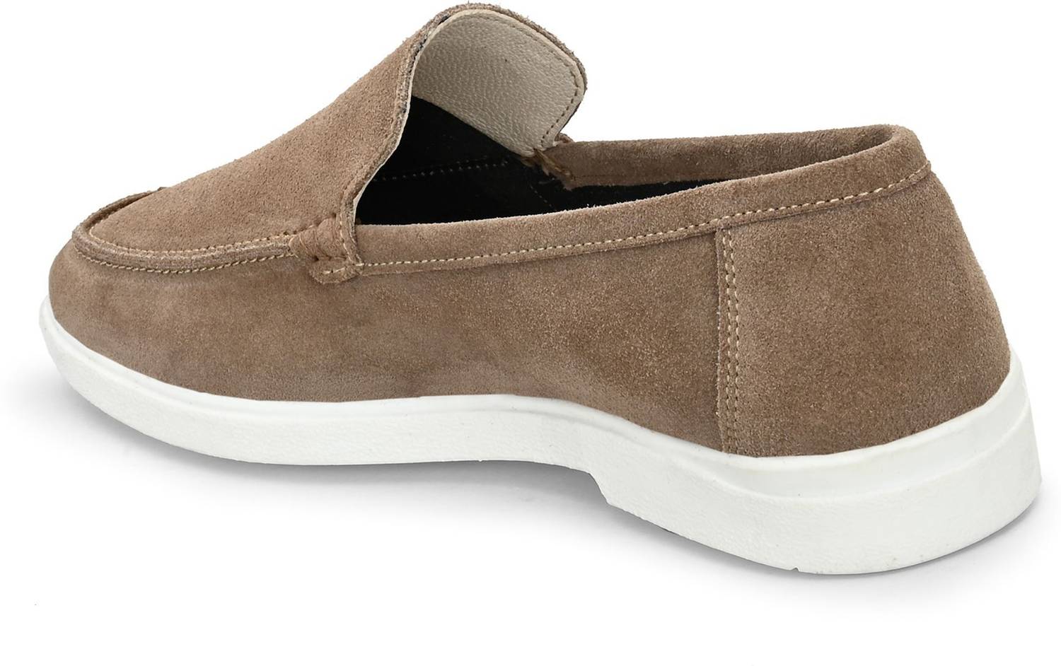 Just Leather Men Classic Suede Leather Loafers - Image 4
